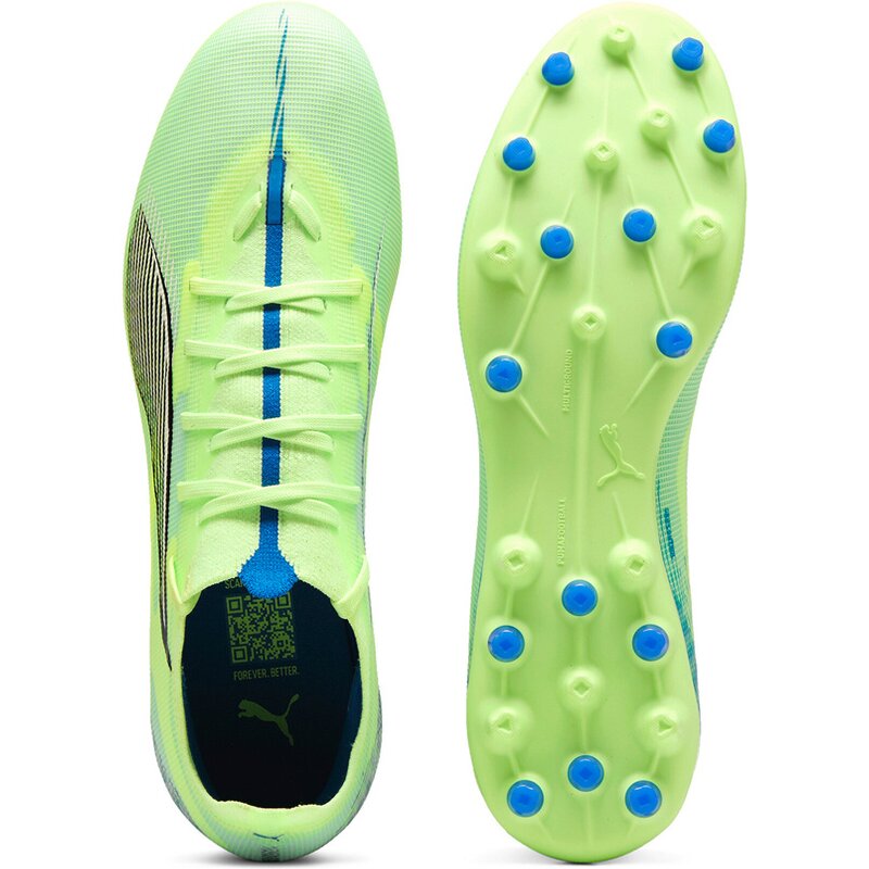 Футбольные бутсы для игры на хард ультра 5 матч мг Puma, белый — фото 2