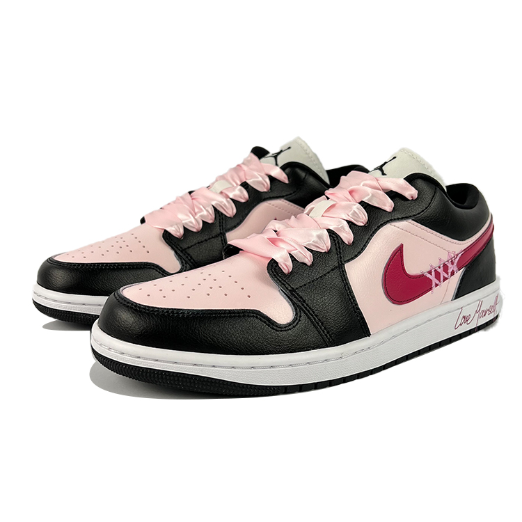 

Кроссовки Air Jordan 1 Vintage Basketball Shoes Women's Low-top Black, черный