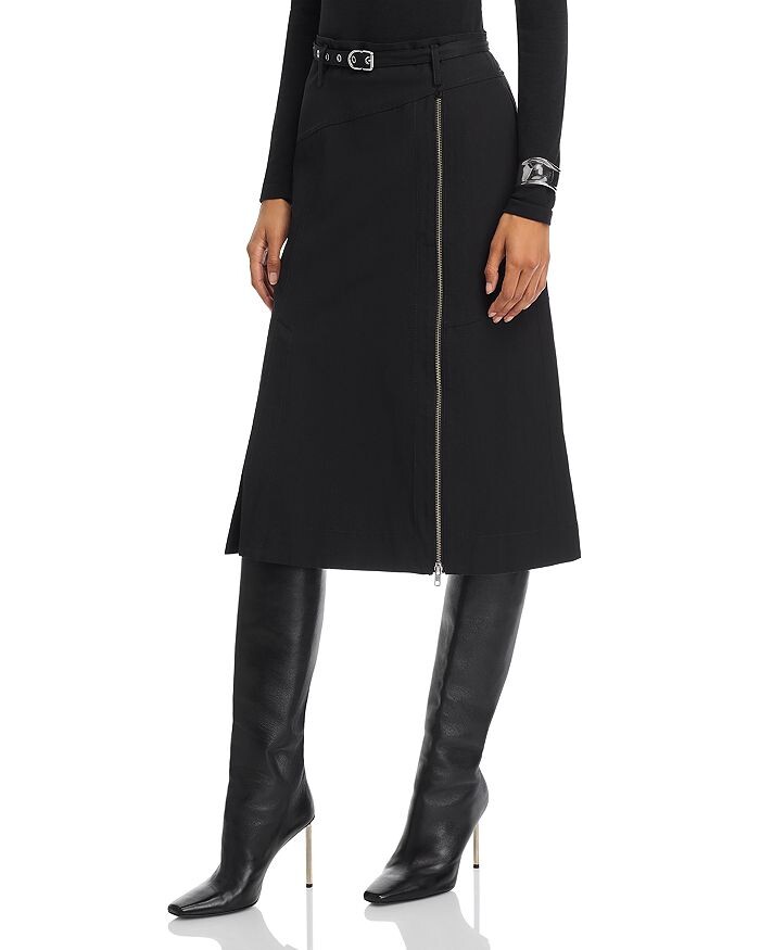 

Юбка 3.1 Phillip Lim с поясом, черный