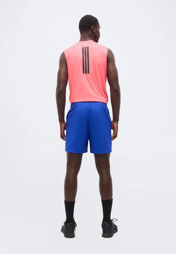 Шорты спортивные Essentials small logo chelsea Adidas Sportswear, темно-синий/черный — фото 3