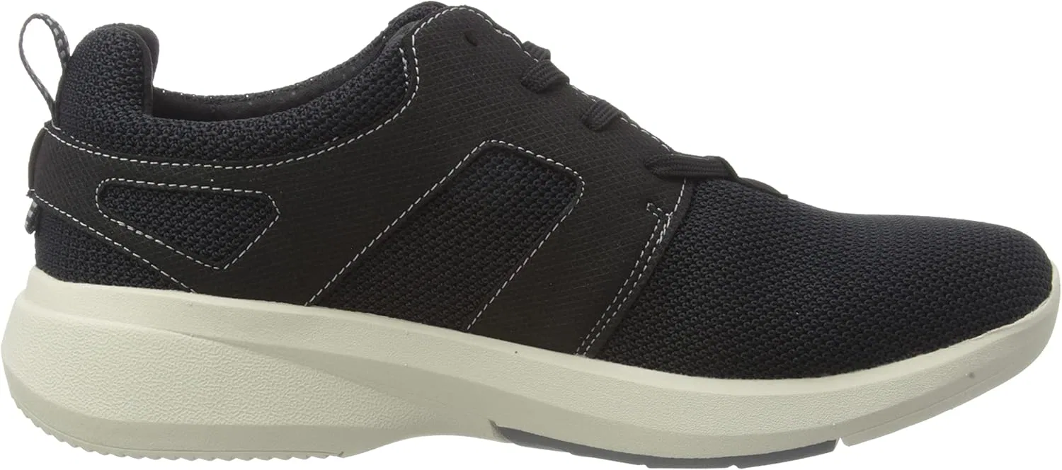 Мужские кроссовки Clarks Lehman Tie Trainers, Black — фото 4