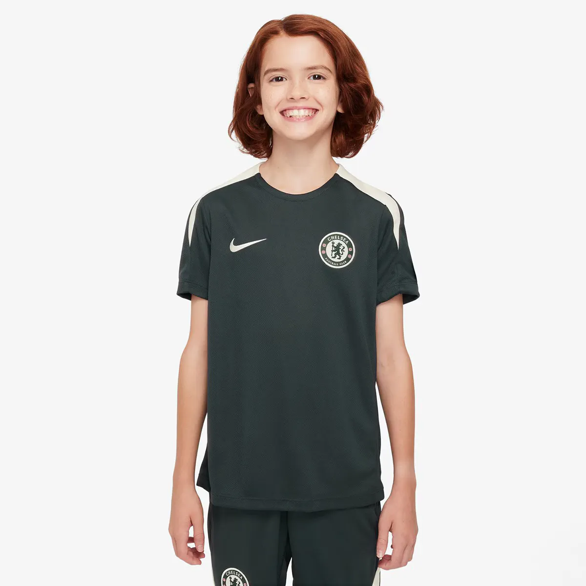 

Футболка для мальчиков Chelsea FC 2025-2026 Strike Nike, зеленый