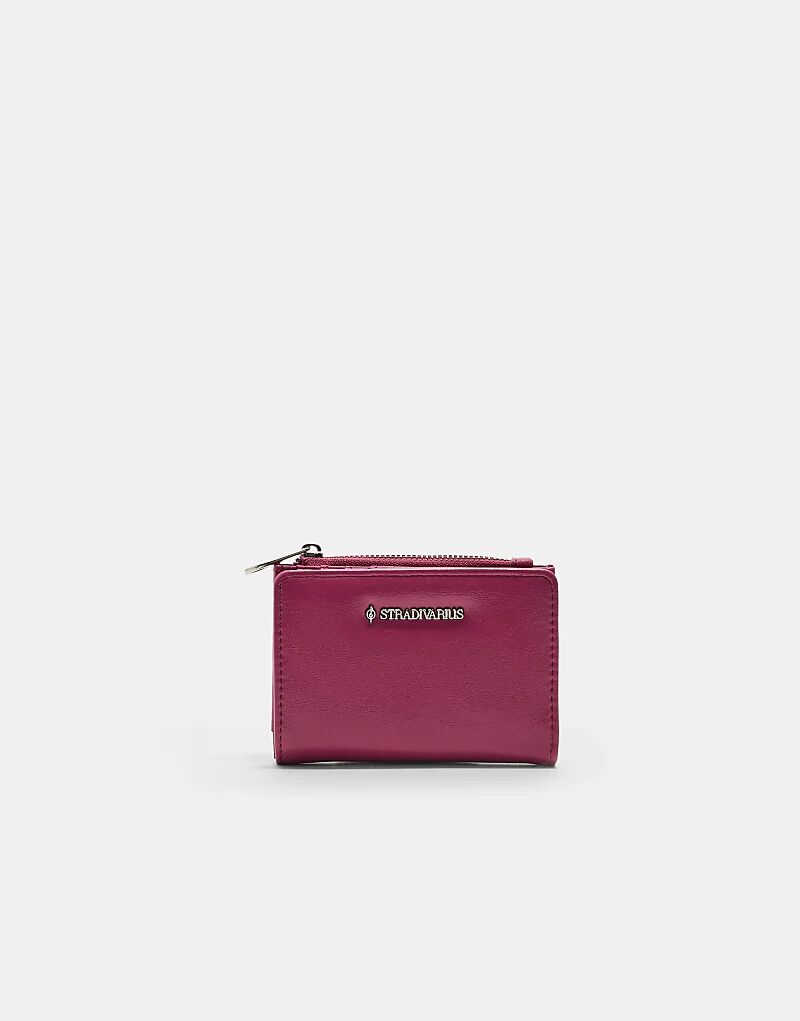 

Кошелек Stradivarius на молнии цвета фуксии