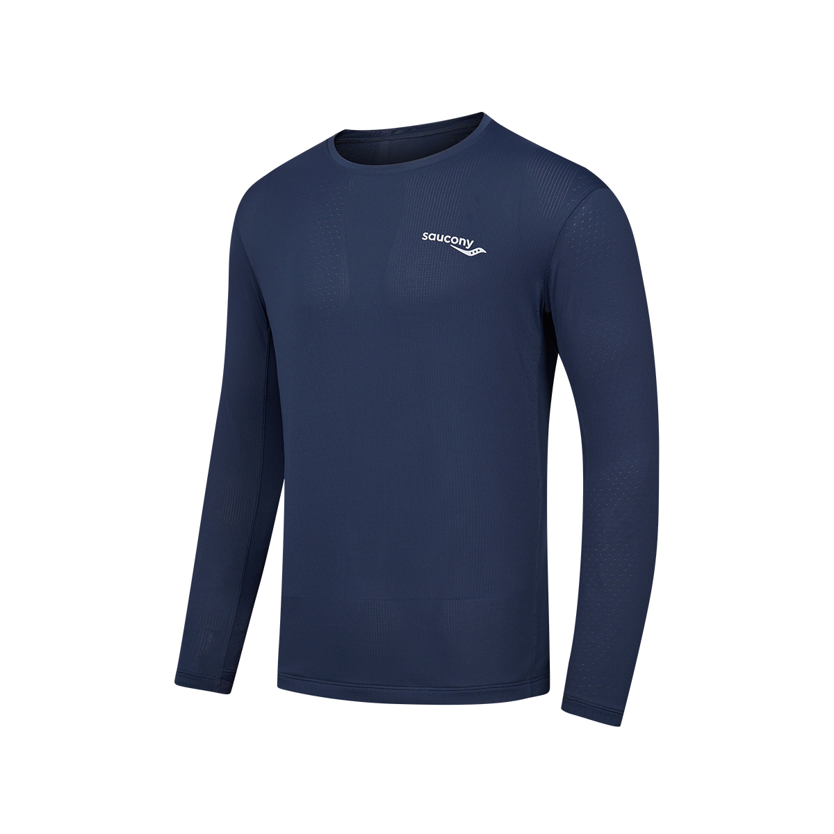 

Saucony Футболка для бега мужская dazzling dark blue