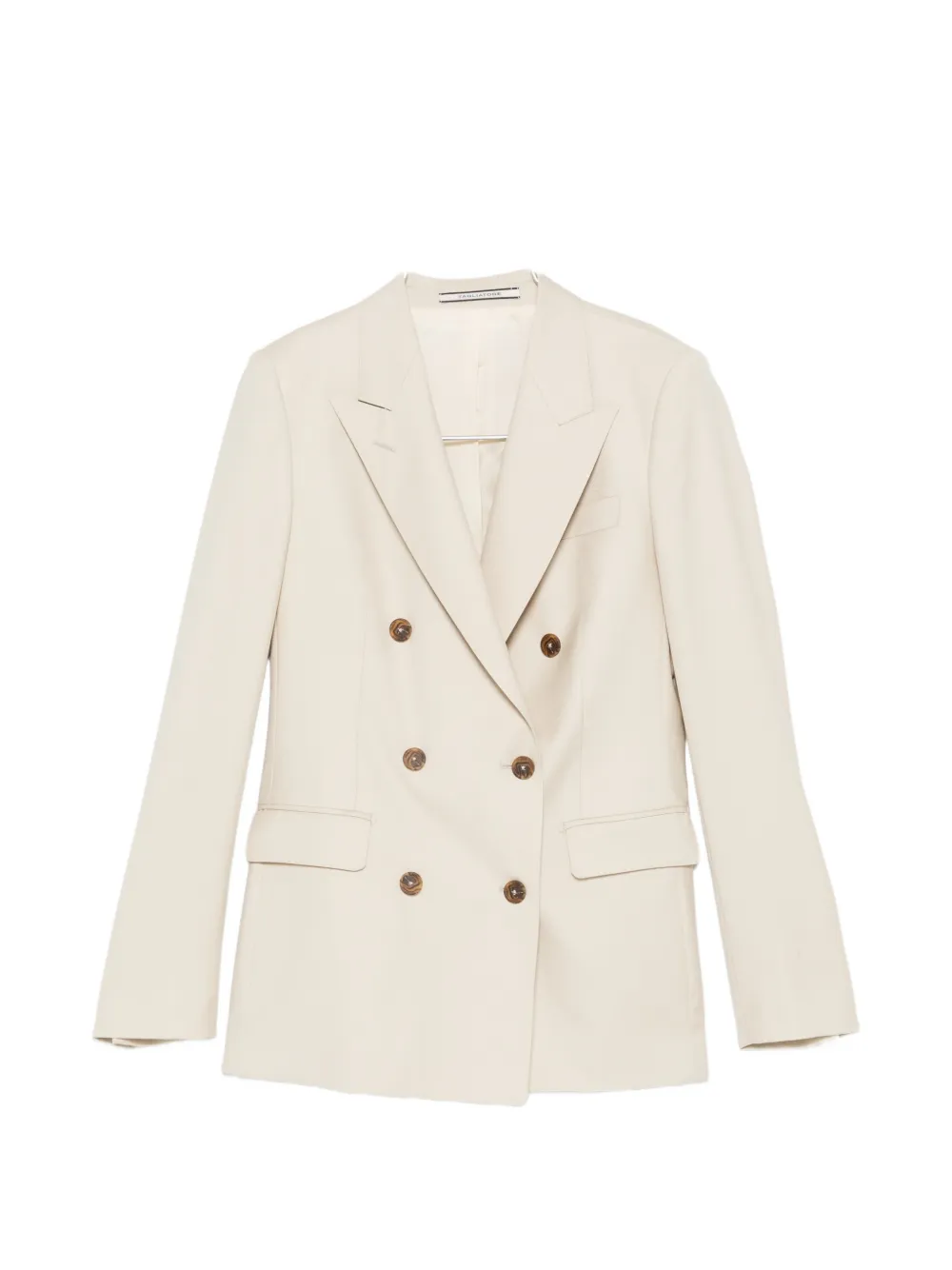 

Двубортный костюм Tagliatore, бежевый