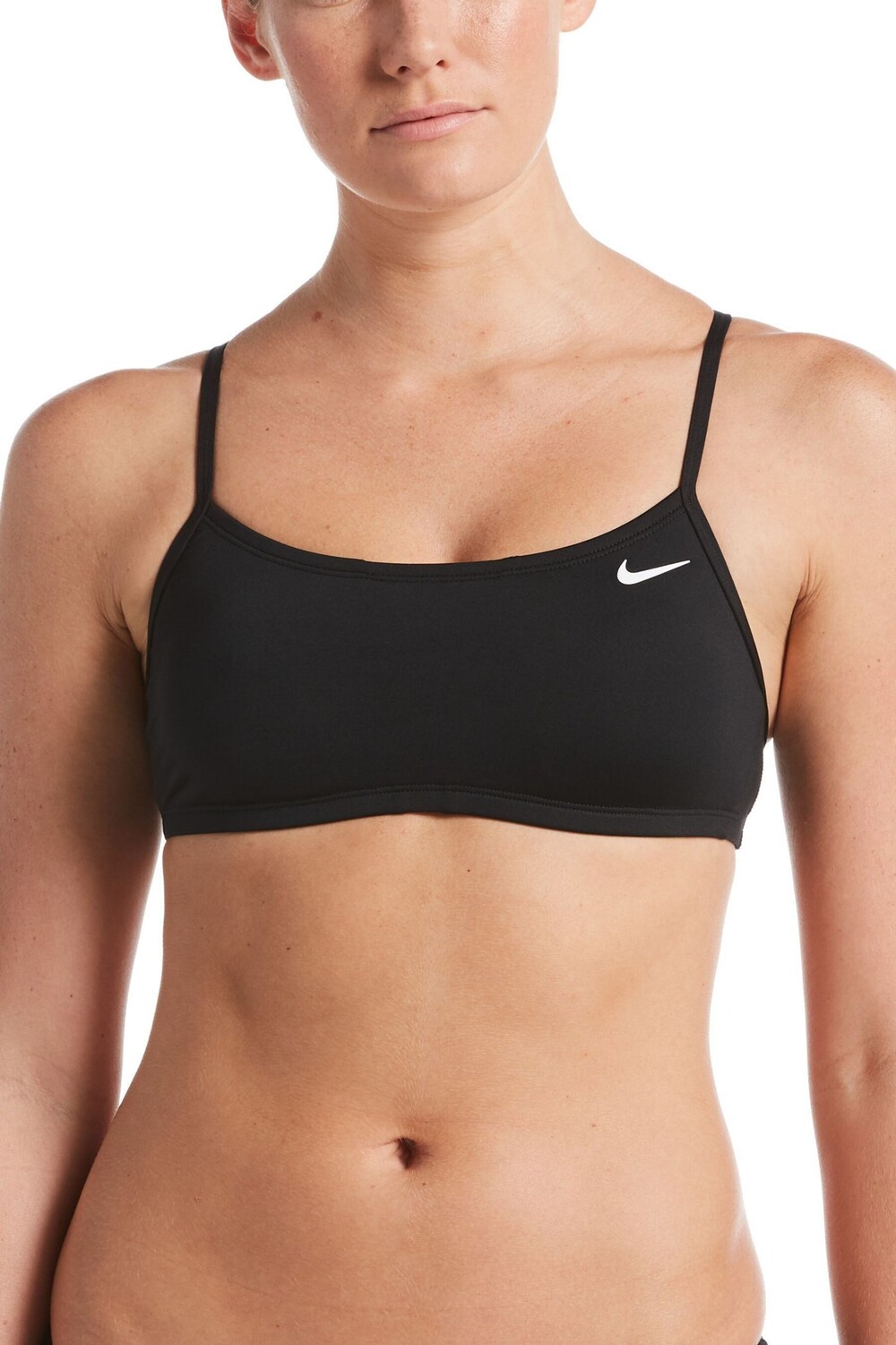 

Купальник бикини Swim Essential с бретелями сзади Nike, черный