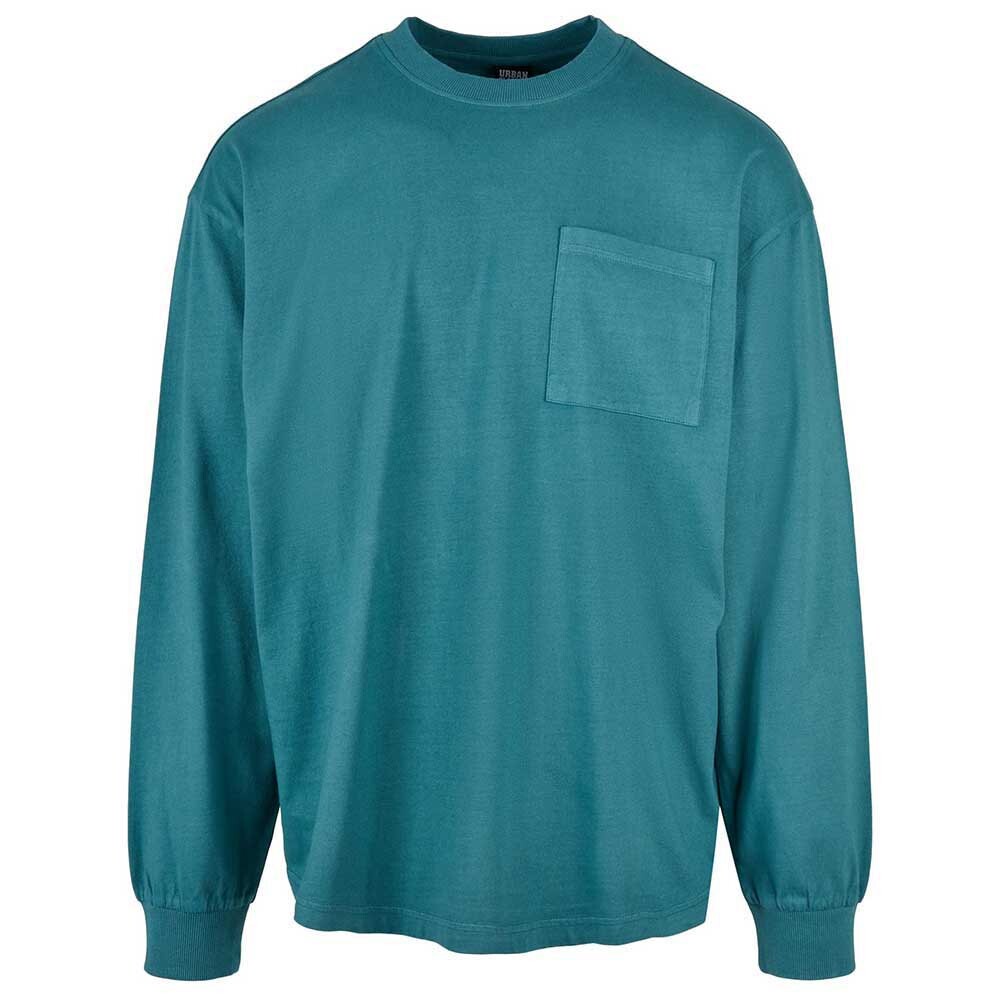 

Толстовка Urban Classics Pigment Dyed Pocket, синий