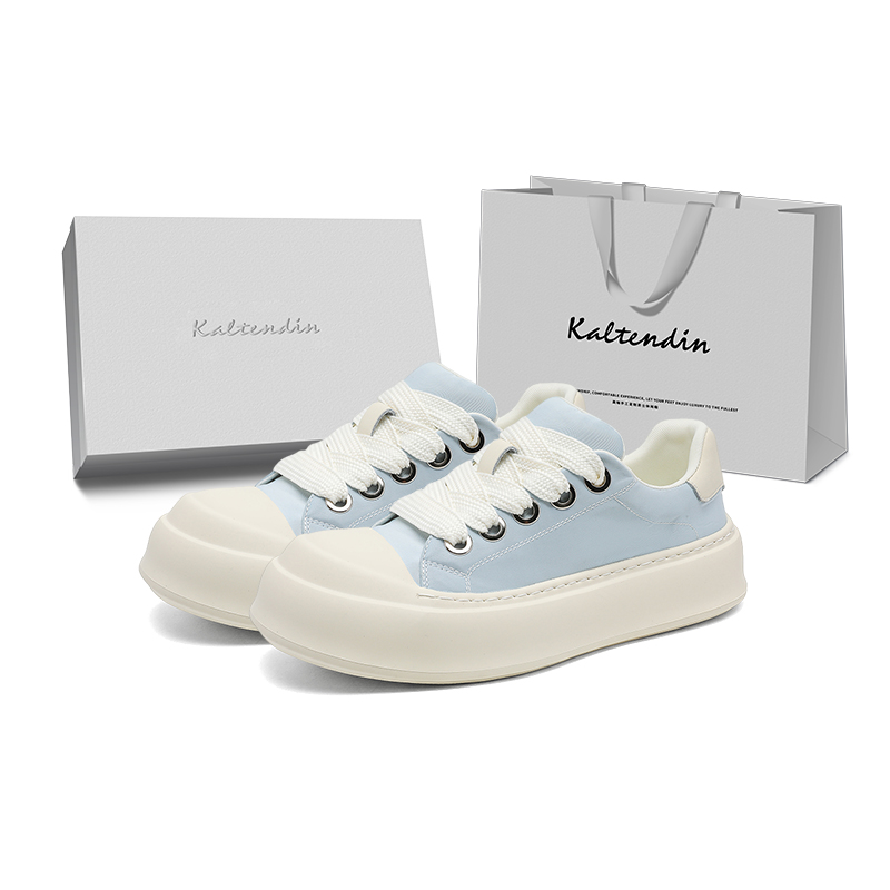 

Kaltendin Мужские низкие скейтерские кеды светло-голубые, цвет Light Blue