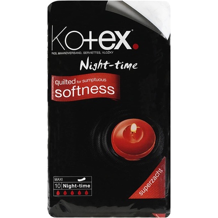 

Гигиенические прокладки Kotex Maxi в ночное время