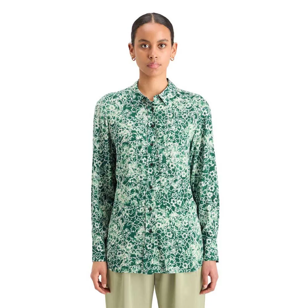 

Рубашка Scotch & Soda Viscose Printed, зеленый