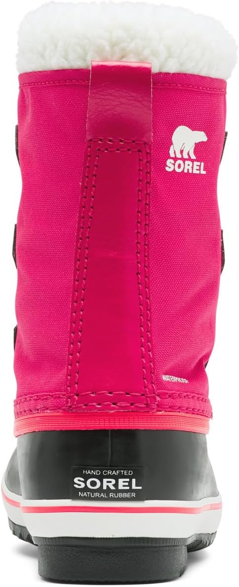 Детские зимние непромокаемые сапоги Sorel Yoot Pac из нейлона, Bright Rose — фото 2