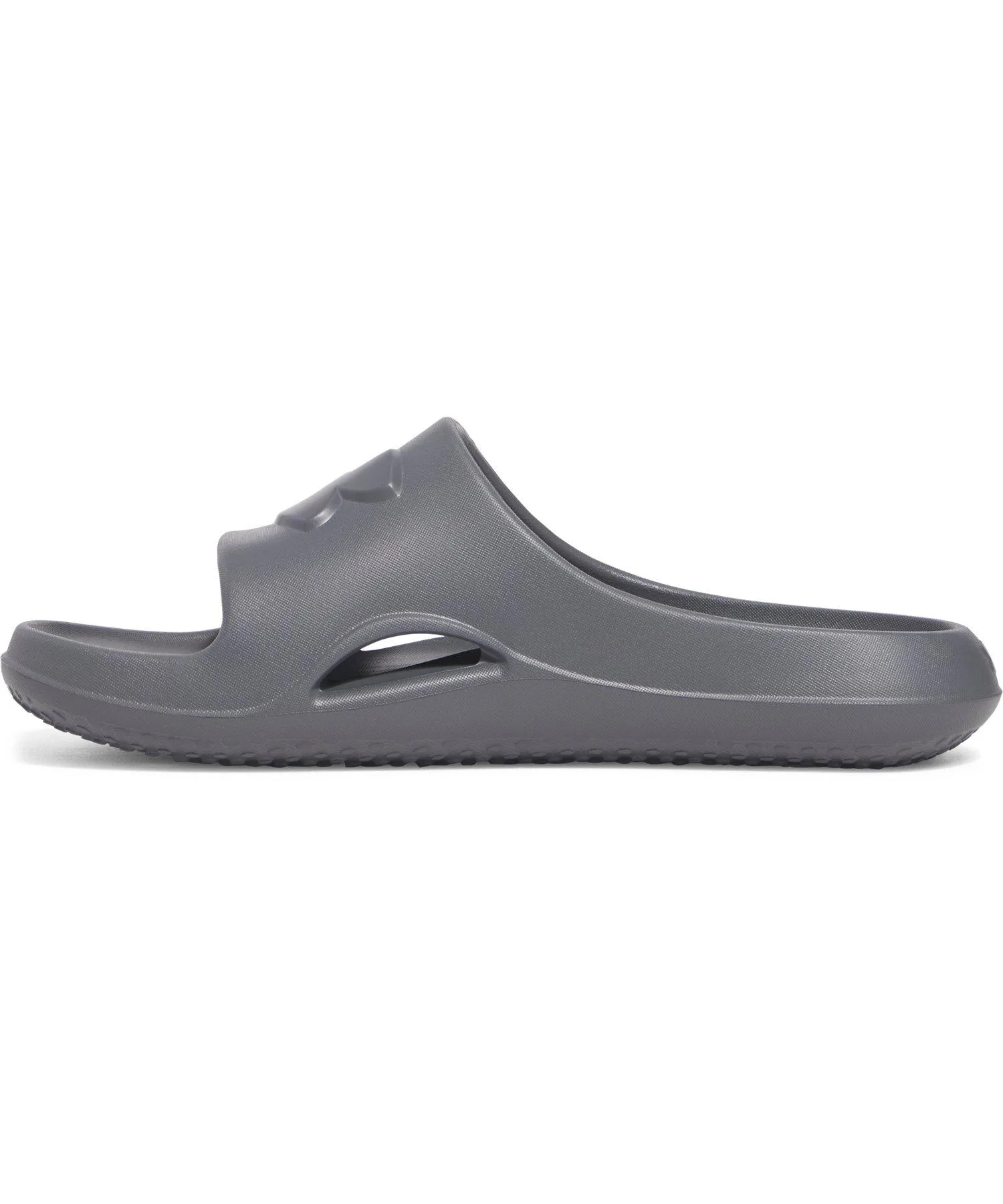 Мужские спортивные сандалии с быстрой сушкой UA ROCKER 5 SLIDE UNDER ARMOUR серо-белые — фото 2