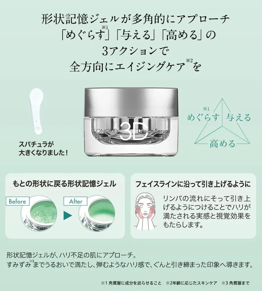 Сыворотка Sonoko — Гель 3D Design Serum, 30 г — фото 3