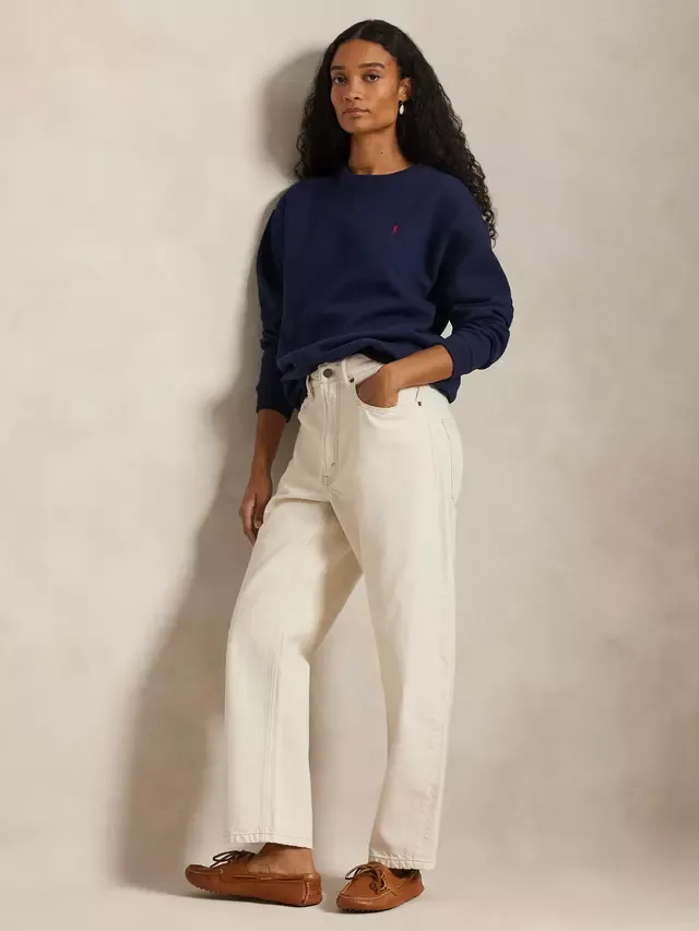Свободные джинсы-бойфренды из денима Ralph Lauren — фото 4