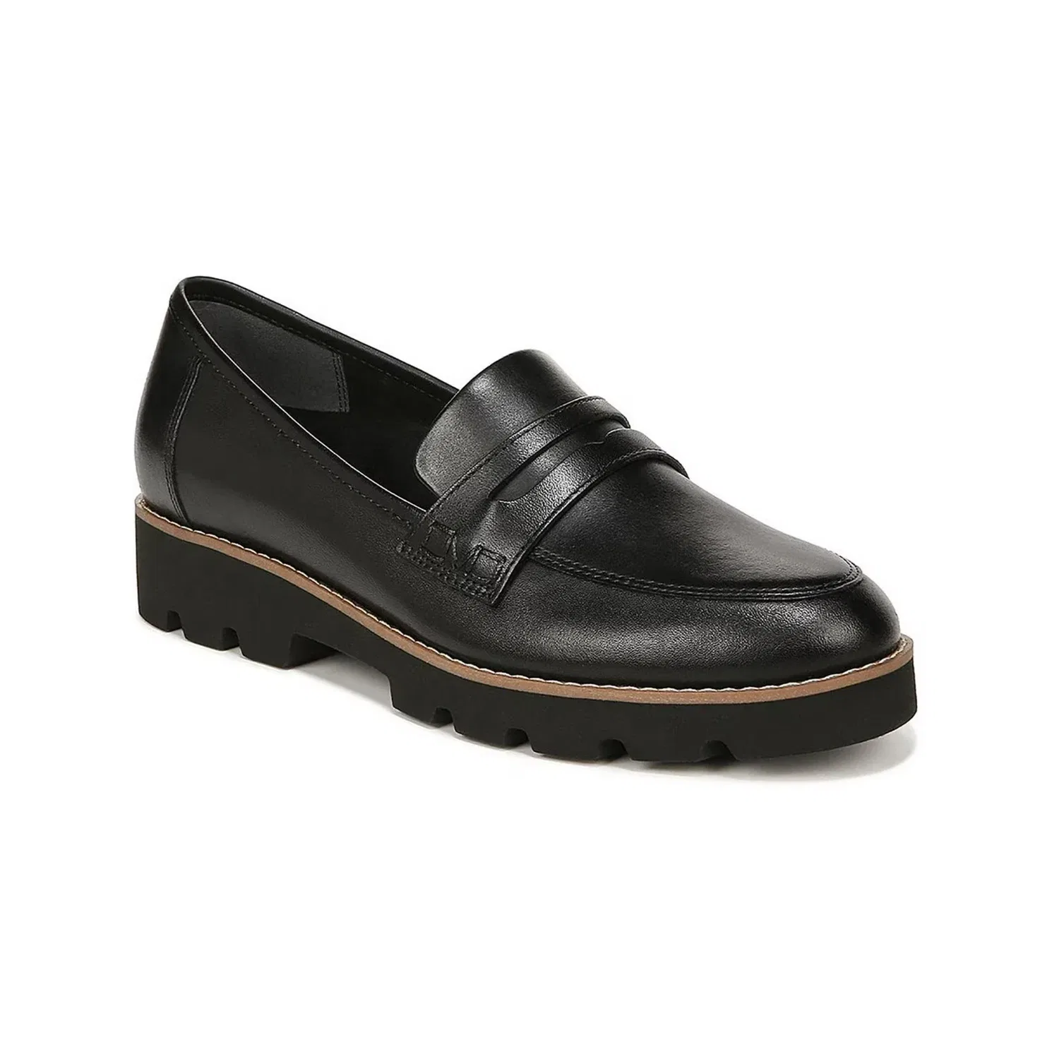 Мужские лоферы Vionic Charm Cheryl II из черной кожи, модель HAWK2360
