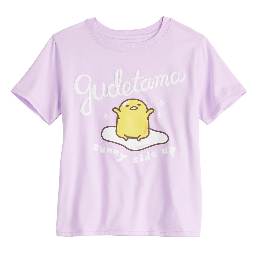 

Футболка Gudetama с короткими рукавами и рисунком для девочек 7–16 лет Licensed Character, фиолетовый