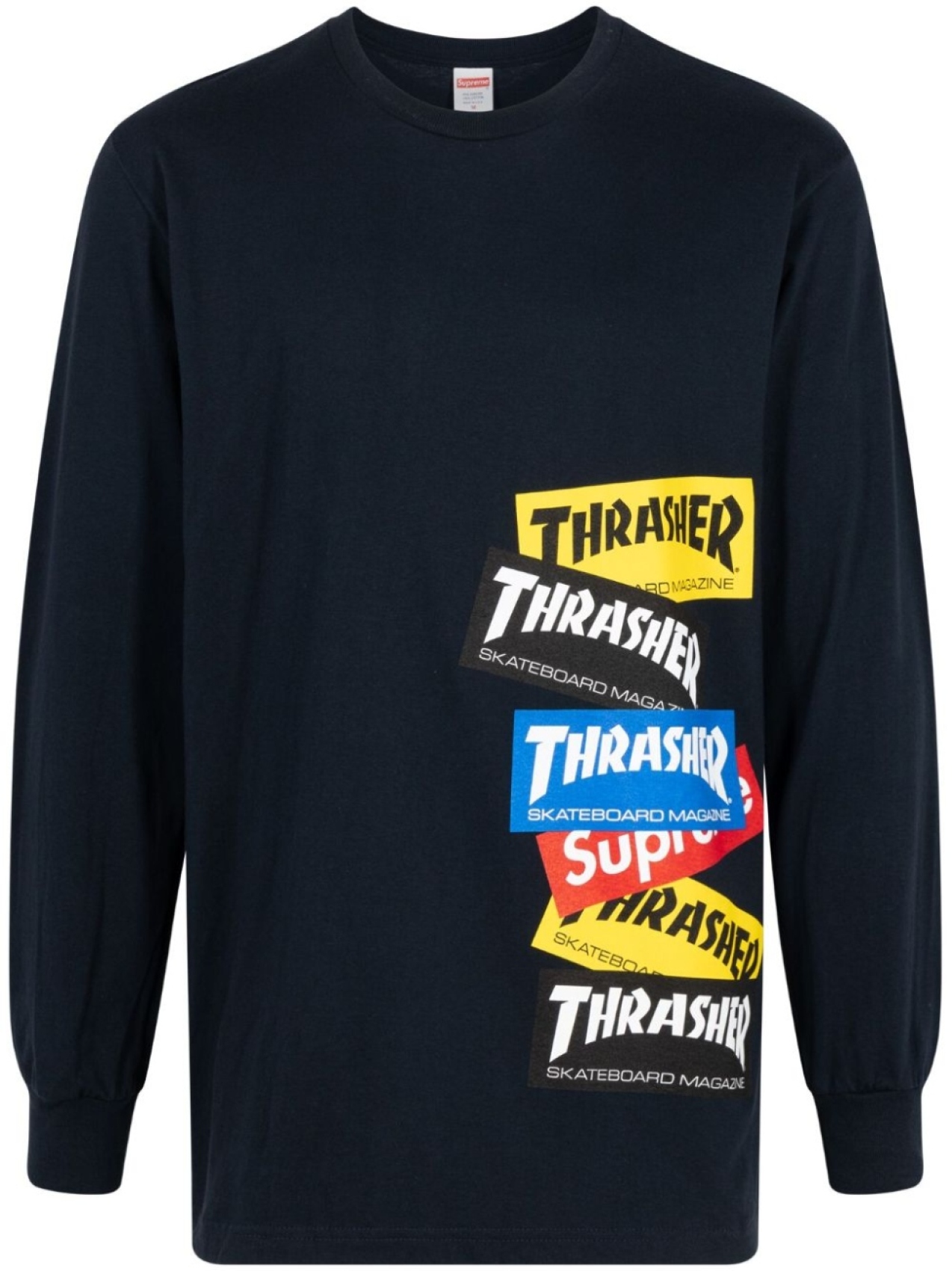 

Supreme толстовка Thrasher с логотипом, черный