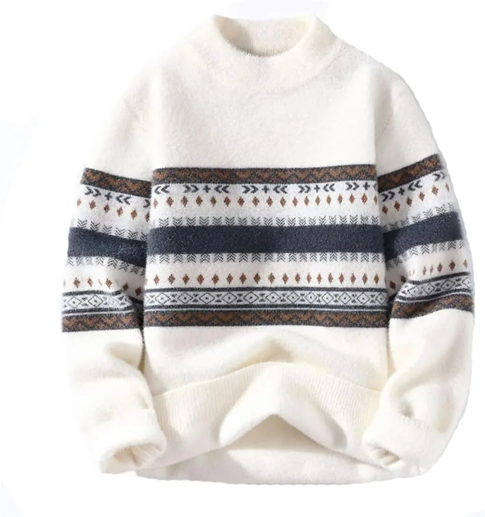 

Мужской свитер зимний корейский стиль теплый