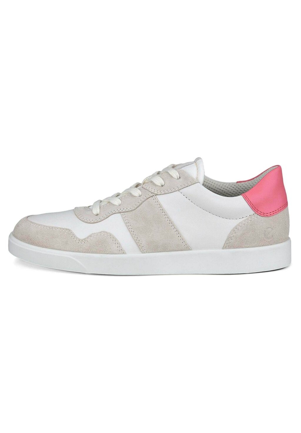 Кроссовки низкие ECCO, цвет shadow white white bubblegum