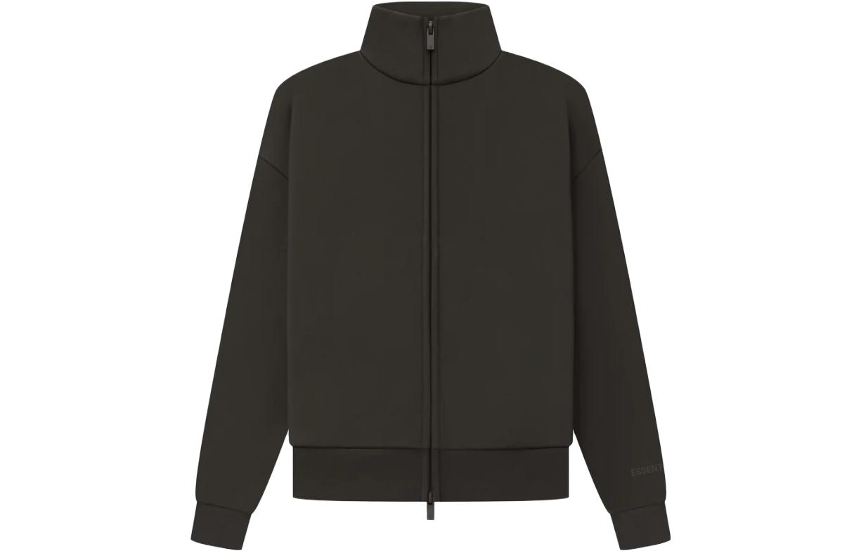 

Fear Of God Essentials Полная застёжка-молния Куртка 'Off Black', Light Black