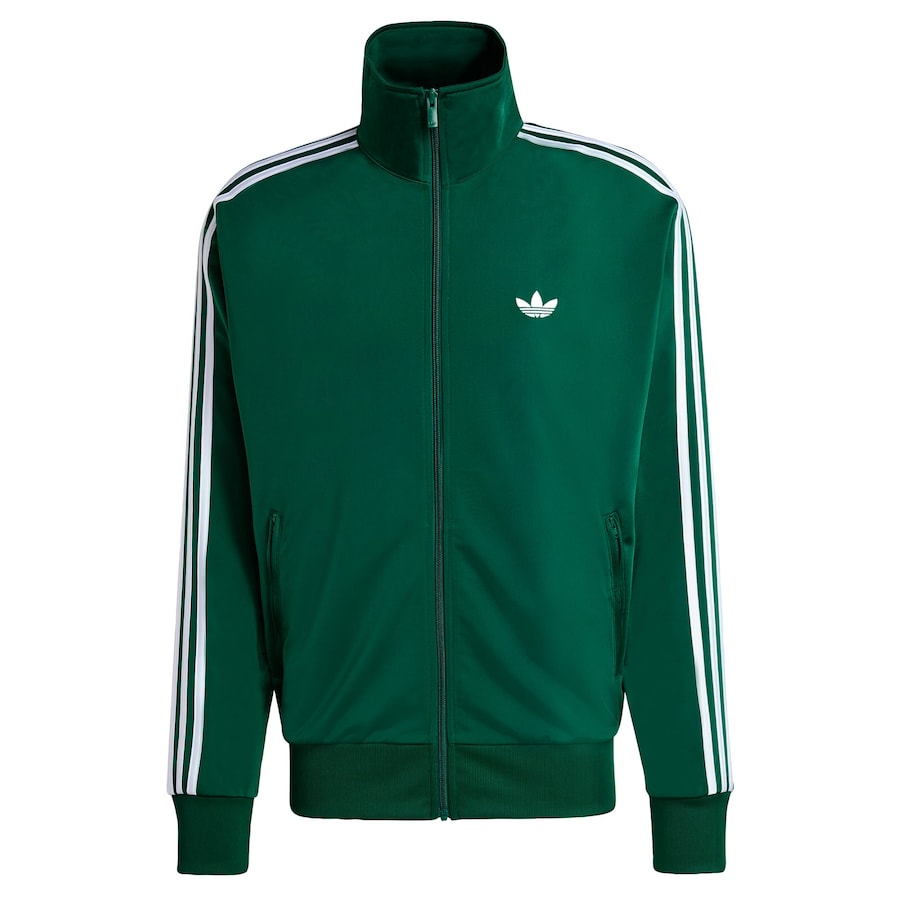 Толстовка с капюшоном на молнии ADIDAS ORIGINALS Firebird, зеленый — фото 2