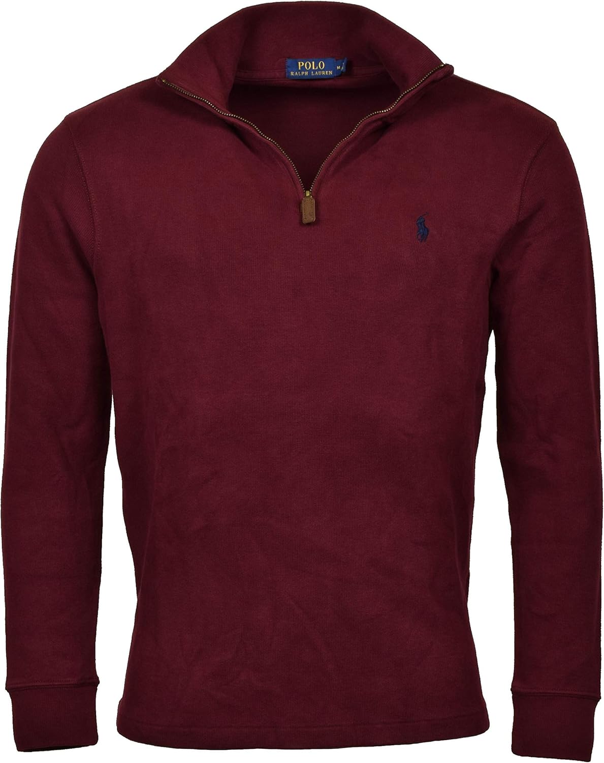 

Polo Ralph Lauren мужская флисовая толстовка с длинным рукавом и молнией на четверть, Navy,Wine