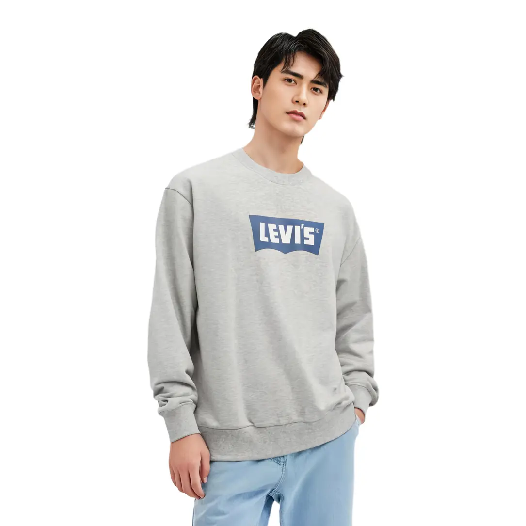 Свитшот Levi’s Denim Drifter Series мужской серый Levis — фото 4