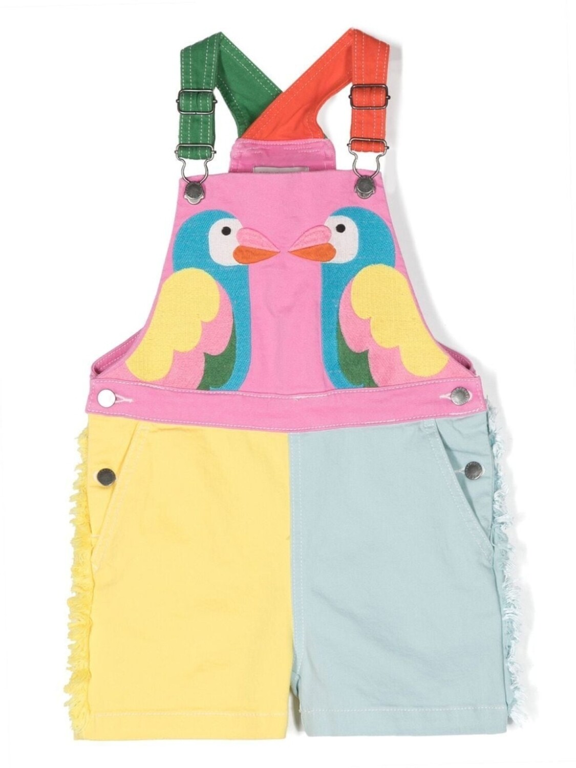 

Stella McCartney Kids комбинезон в стиле колор-блок, розовый