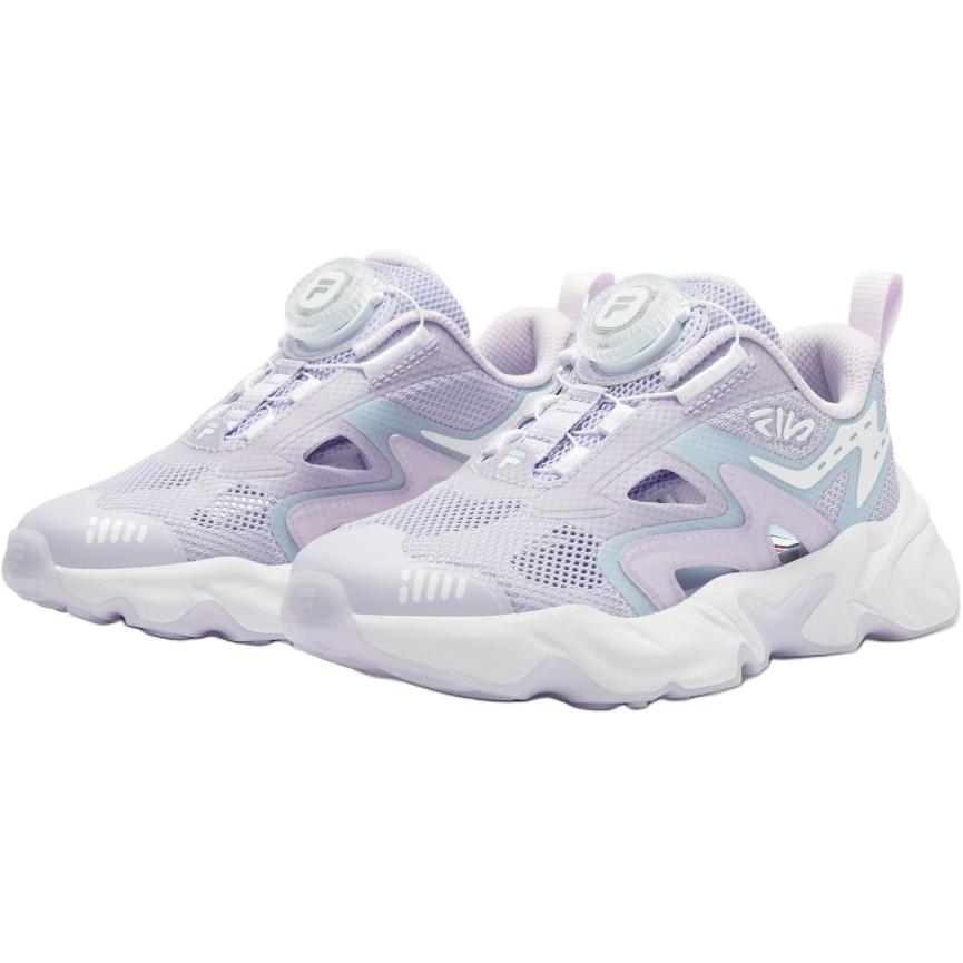 Легкие детские кроссовки с амортизаторами и низким верхом для бега FILA KIDS, фиолетовый/лавандовый — фото 3