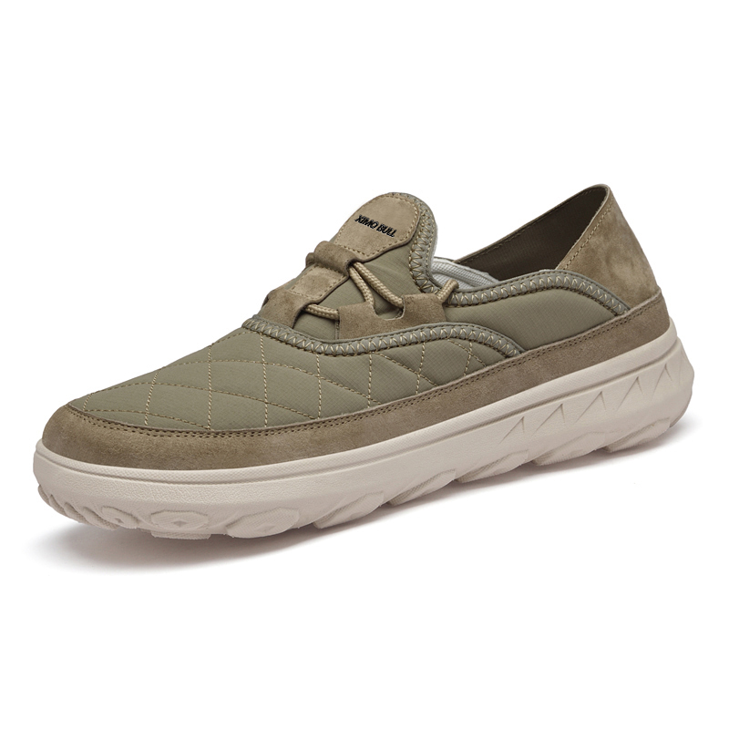 

XIMO BULL Мужские повседневные туфли черные и хаки, цвет Khaki