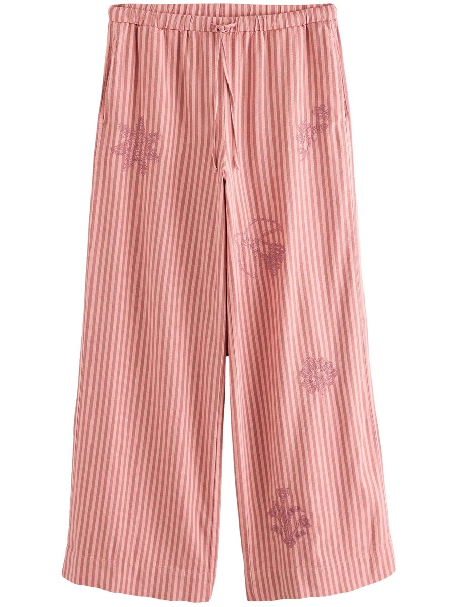 

Брюки свободного кроя Next, цвет Dusky pink/Dark pink