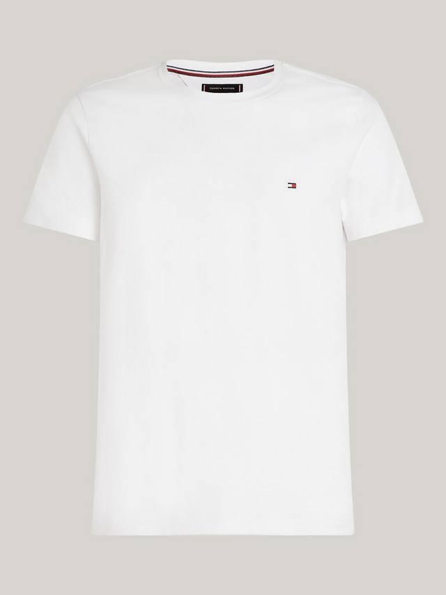 Футболка с круглым вырезом core stretch extra slim fit Tommy Hilfiger, белый — фото 4