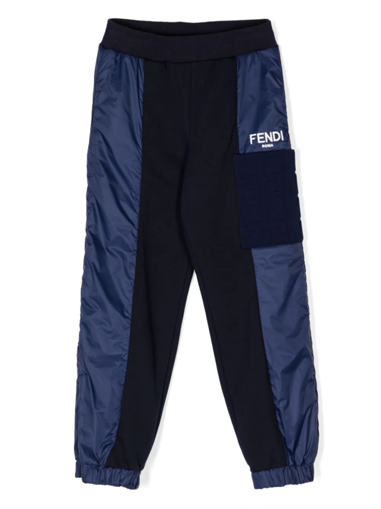 

Спортивные брюки с логотипом Fendi Kids, синий