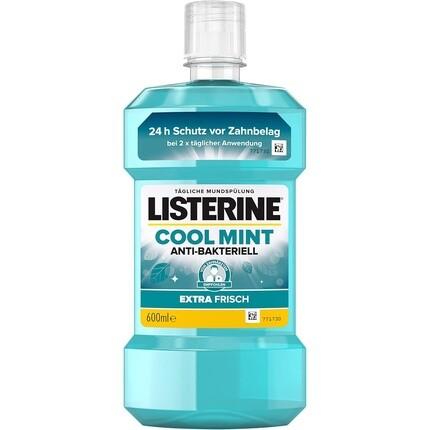 

LISTERINE Cool Mint Антибактериальный ополаскиватель для полости рта с эфирными маслами и интенсивным мятным вкусом 600 мл