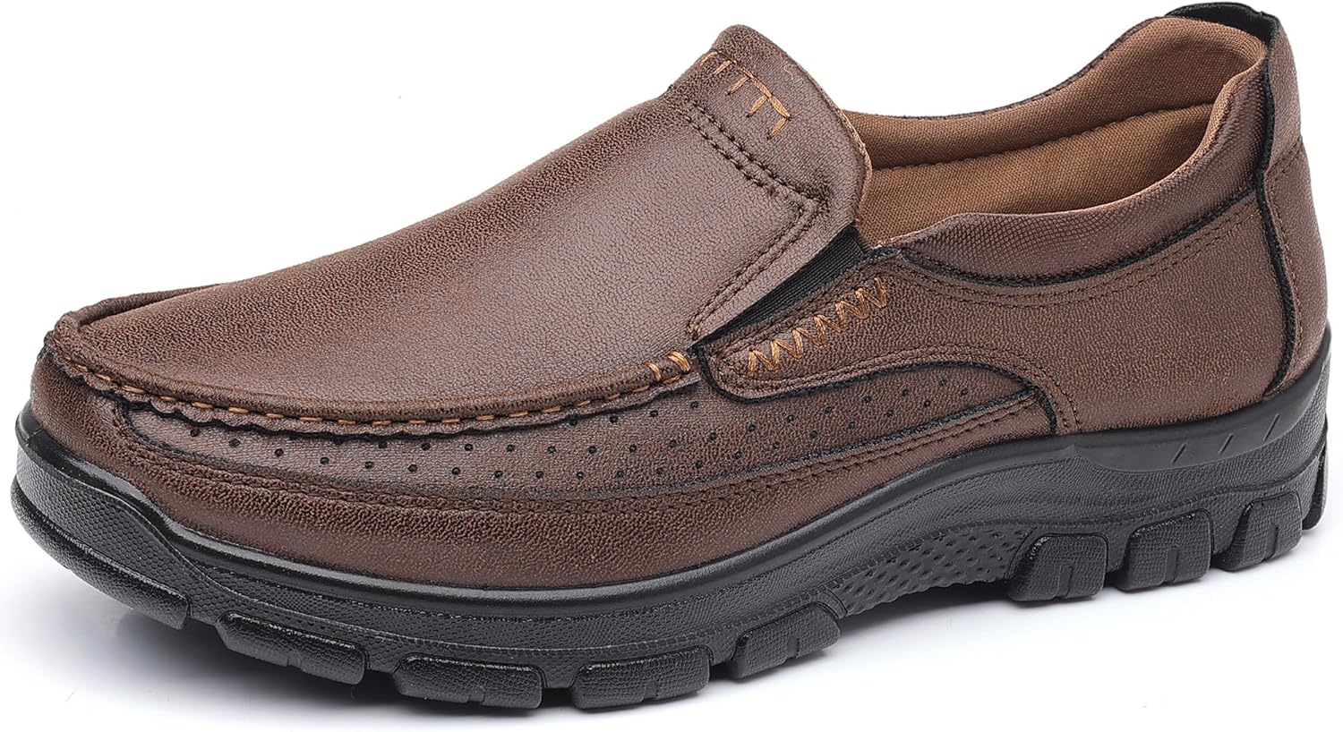 

Мужские повседневные лоферы COSIDRAM, легкие, комфортные, стильные туфли для офиса и ходьбы, коричневый