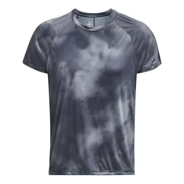 

Футболка iso-chill up the pace short 'grey' Under Armour, серый