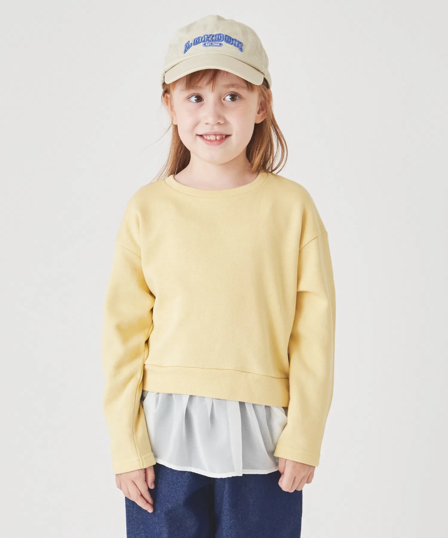 Детская футболка с фризуми ever closet жёлтого цвета