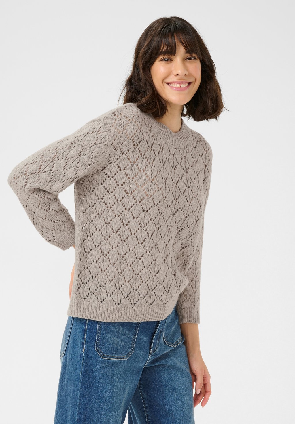 

Свитер KANIKA SLEEVE Kaffe, бежевый