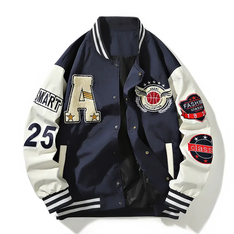 

Бейсбольная куртка Unisex VanCamel, темно-синий basic