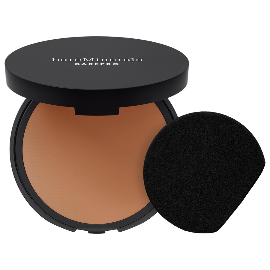 

Тональная основа BAREPRO 24HR Skin Perfecting Talc-Free Matte Powder Foundation bareMinerals, 0.28 oz /8 g, Medium Deep 45 Neutral