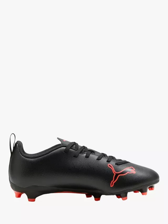 Детские футбольные бутсы ULTRA 6 PLAY на шнуровке, Puma, черно-красные PUMA