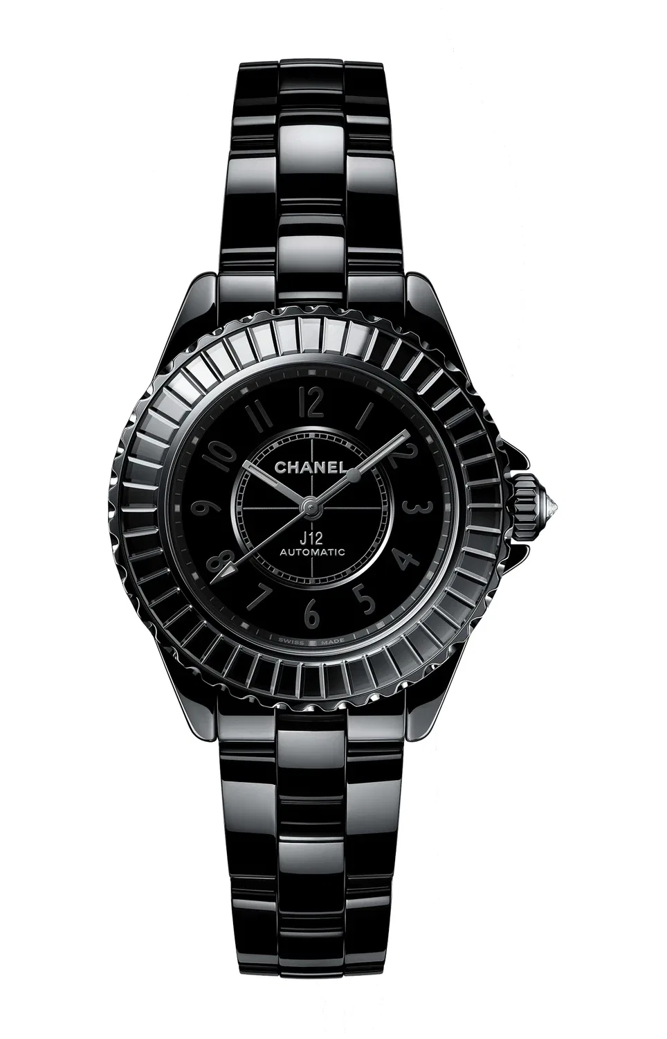 J12 калибр 12.2, 33 мм - H6784 CHANEL, черный