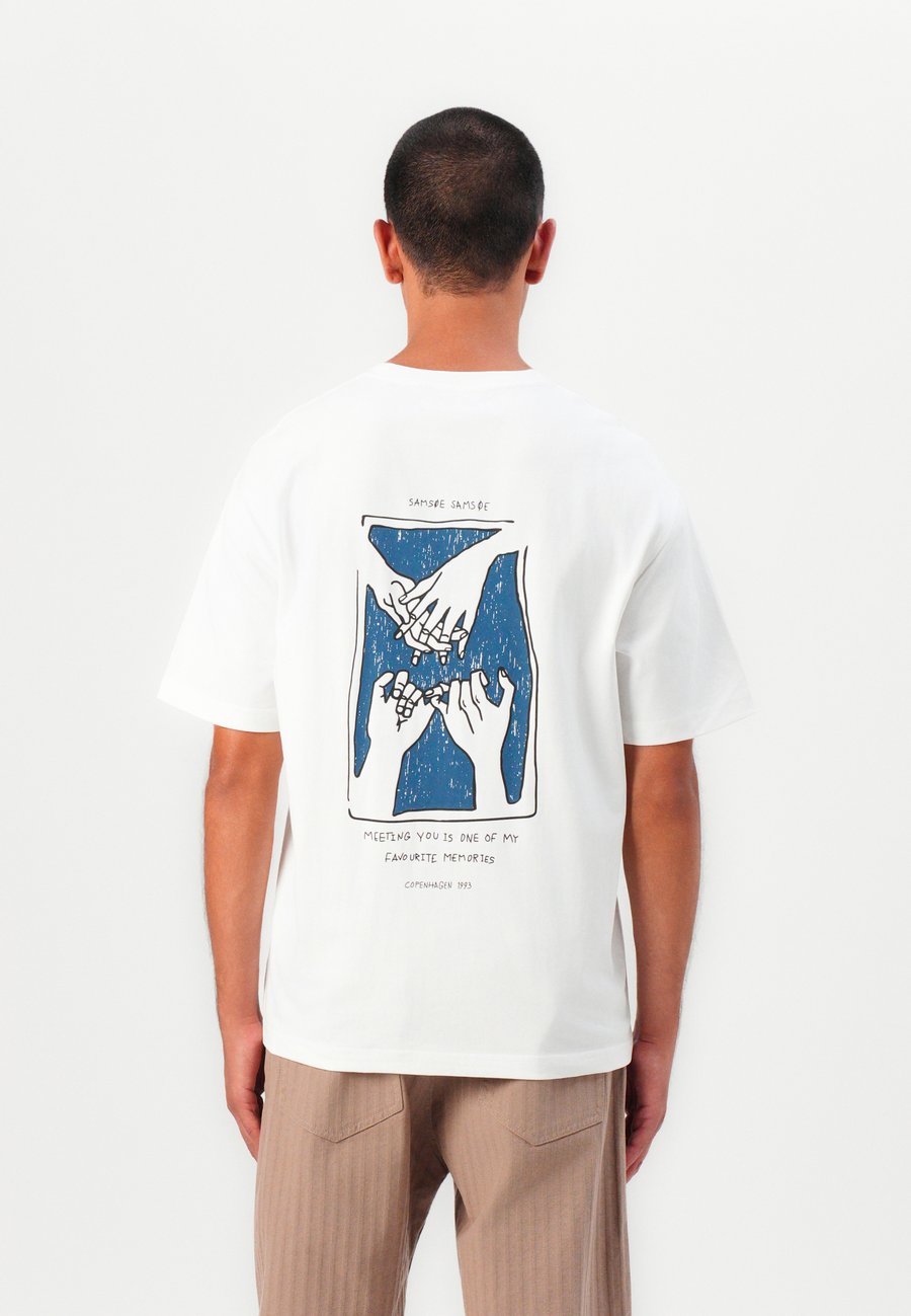 

Футболка Samsøe Samsøe FLORIAN UNISEX, White