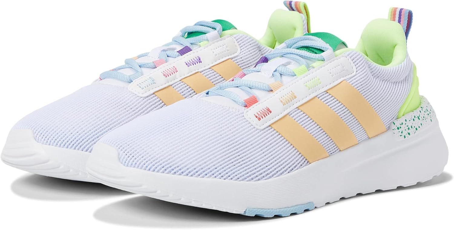 Кроссовки для мальчиков adidas Racer TR21, белый/розовый/светло-розовый — фото 2