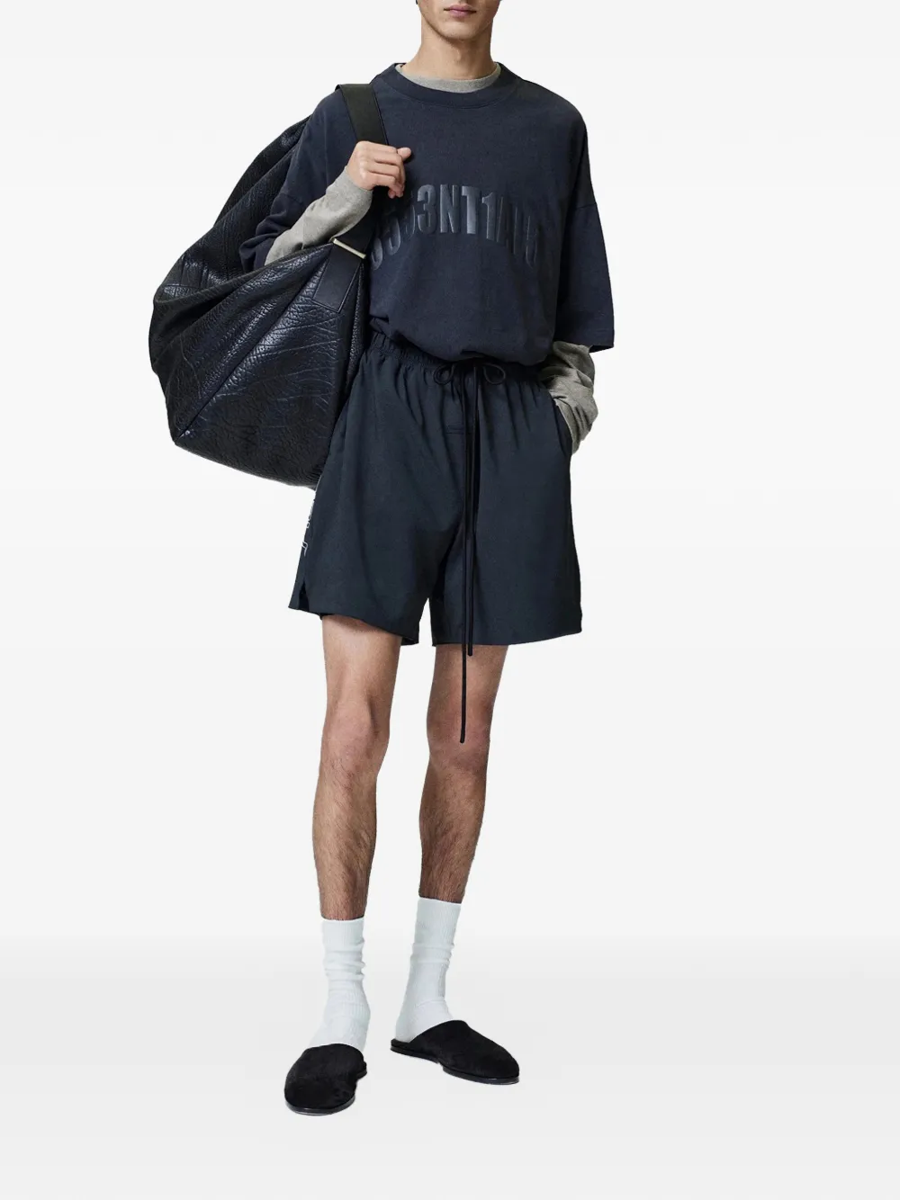 Футболка с принтом "Los Angeles 90s" Fear Of God Essentials, черный — фото 2