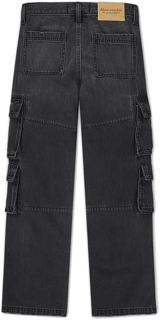 Джинсы abercrombie kids Baggy Denim Cargo Pants, цвет Vibe — фото 3