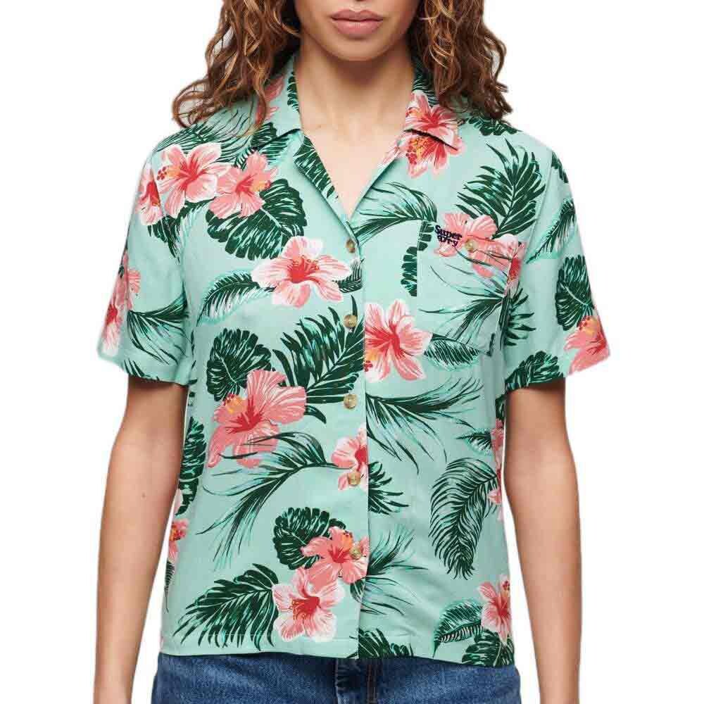 

Рубашка с коротким рукавом Superdry Beach Resor, Разноцветный