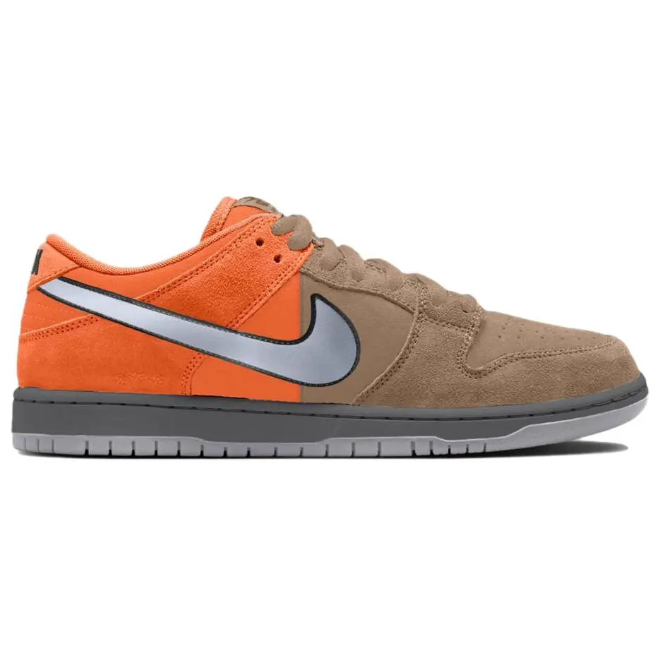 Nike Dunk SB Abrasion Resistant Low top Skateboard Shoes Unisex Orange Brown — фото 2
