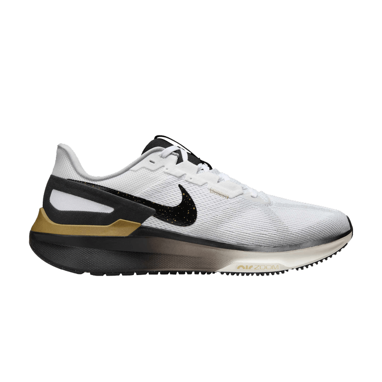 

Кроссовки Air Zoom Structure 25 'White Metallic Gold Black', белый