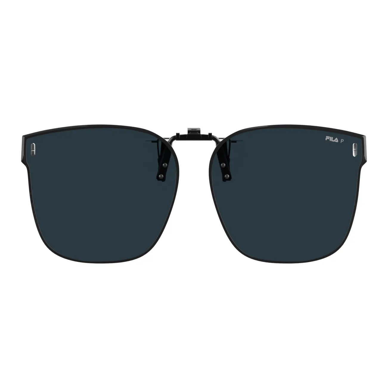 

FILA Пластиковый квадратный зажим для волос унисекс черный, Z42P Black Gray